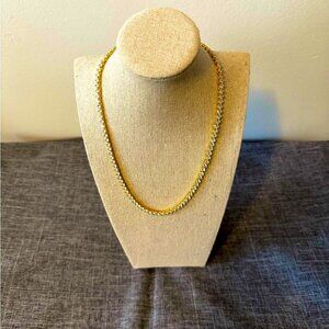 Classic Gold Tennis Necklace